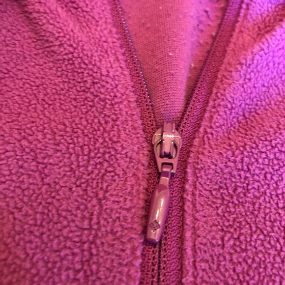 Columbia half zip purple sweater medium - Picture 4 of 9